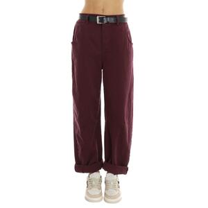 PANTALONE BAGGY BORDEAUX